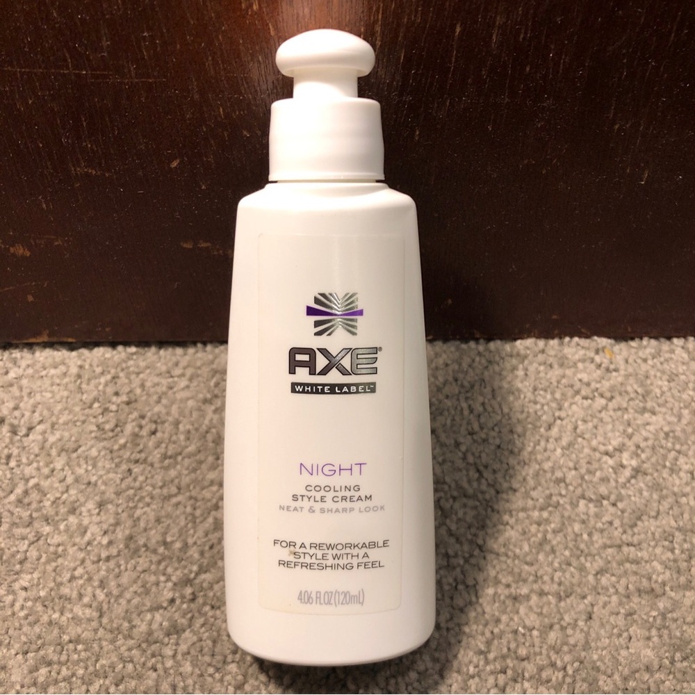 AXE White Label NIGHT Cooling Style Cream, for a Neat & Sharp Look, 4.06oz